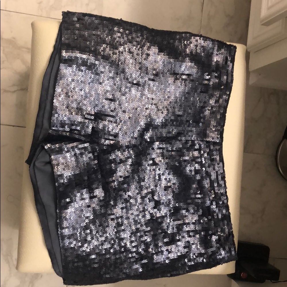 Club Monaco sequin shorts